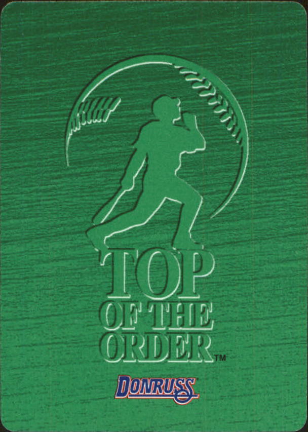 1995 Donruss Top of the Order #198 Luis Gonzalez C back image