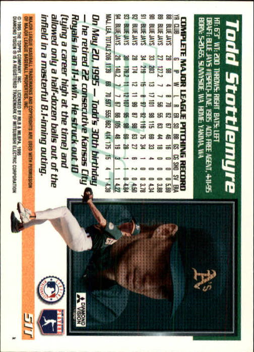 B5657- 1995 Topps Traded BB Card #s 1-165 +Rookies -You Pick- 15+ FREE US SHIP