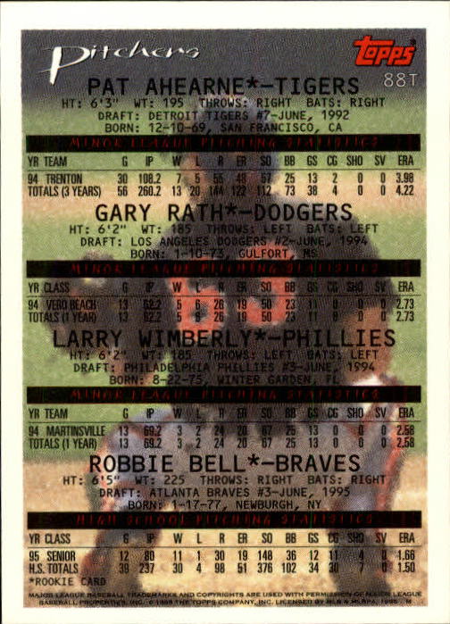 B5657- 1995 Topps Traded BB Card #s 1-165 +Rookies -You Pick- 15+ FREE US SHIP