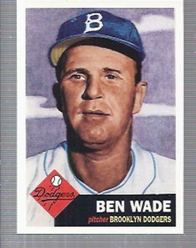 1995 Topps Archives Brooklyn Dodgers #38 Ben Wade