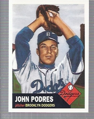 1995 Topps Archives Brooklyn Dodgers #56 Johnny Podres