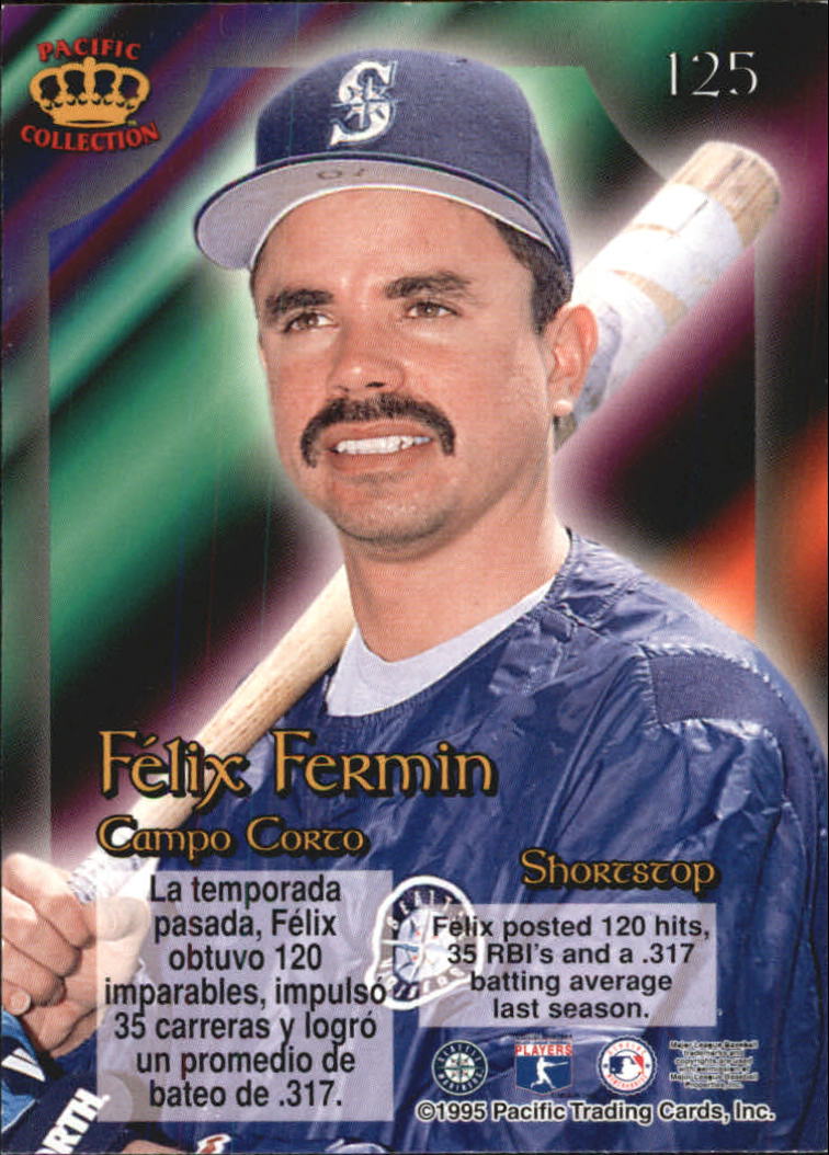 1995 Pacific Prisms #125 Felix Fermin back image