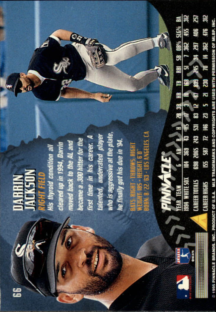 1995 Pinnacle Baseball "Main Set" Base Cards #1 to #225 - Picture 133 of 451