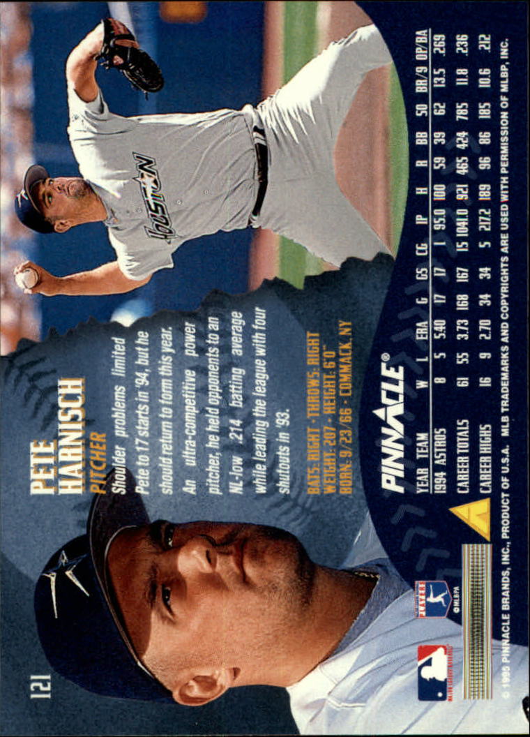 1995 Pinnacle Baseball "Main Set" Base Cards #1 to #225 - Picture 243 of 451