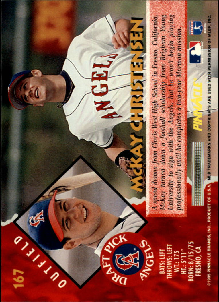 1995 Pinnacle Baseball "Main Set" Base Cards #1 to #225 - Picture 335 of 451