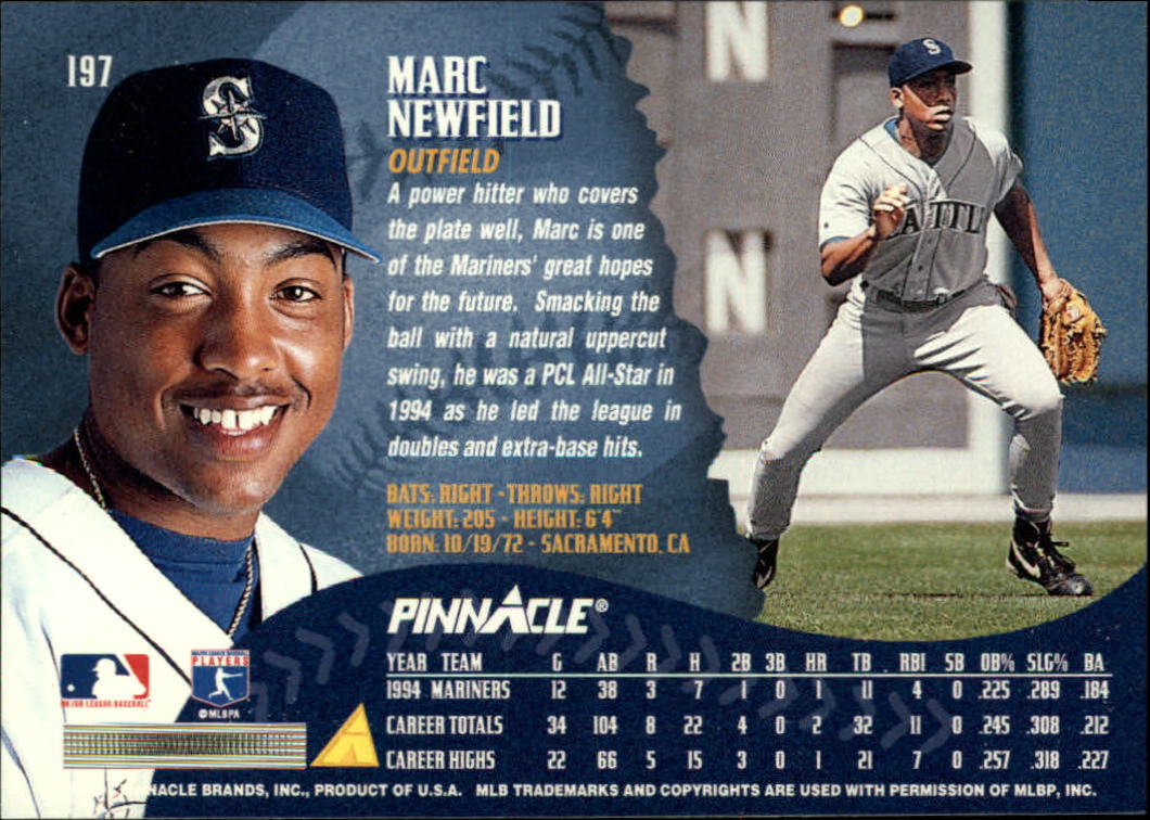 1995 Pinnacle Baseball "Main Set" Base Cards #1 to #225 - Picture 395 of 451