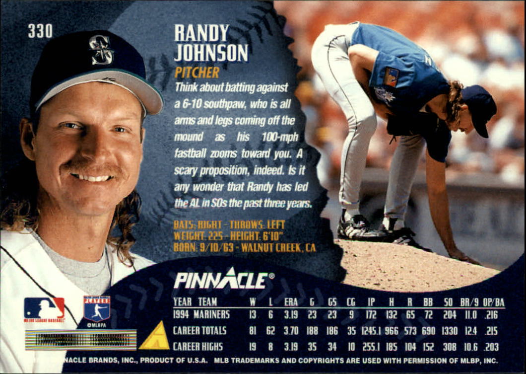 Randy Johnson cards (1990-2024) Mariners D-Backs Yankees Astros - You Choose - Picture 44 of 308