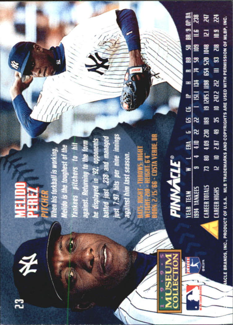 A1828- 1995 Pinnacle Museum Baseball Cards 1-250 -You Pick- 15+ FREE US SHIP - Picture 47 of 443