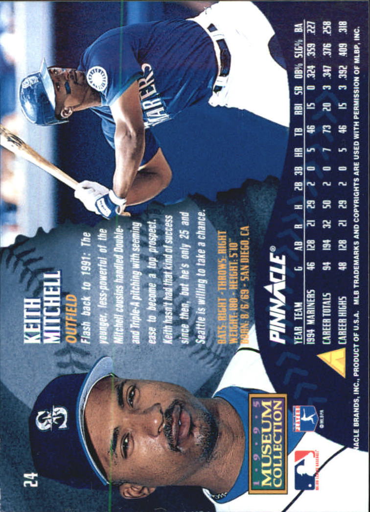 A1828- 1995 Pinnacle Museum Baseball Cards 1-250 -You Pick- 15+ FREE US SHIP - Picture 49 of 443