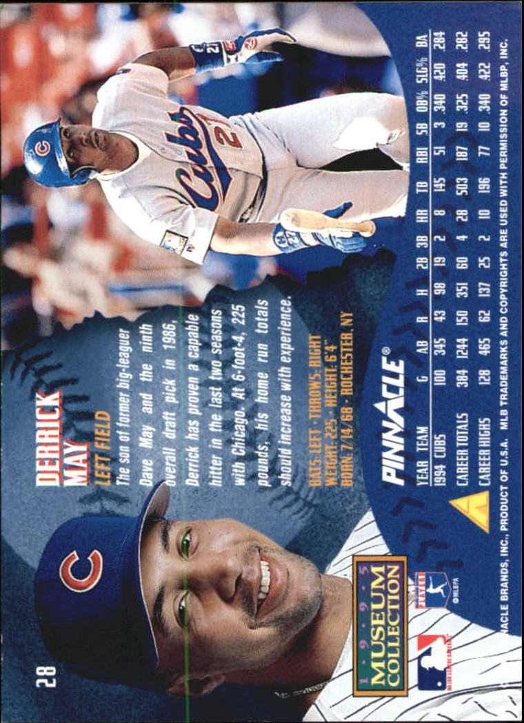 A1828- 1995 Pinnacle Museum Baseball Cards 1-250 -You Pick- 15+ FREE US SHIP - Picture 57 of 443
