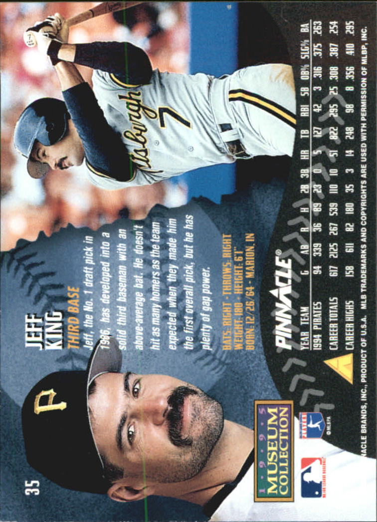 A1828- 1995 Pinnacle Museum Baseball Cards 1-250 -You Pick- 15+ FREE US SHIP - Picture 71 of 443