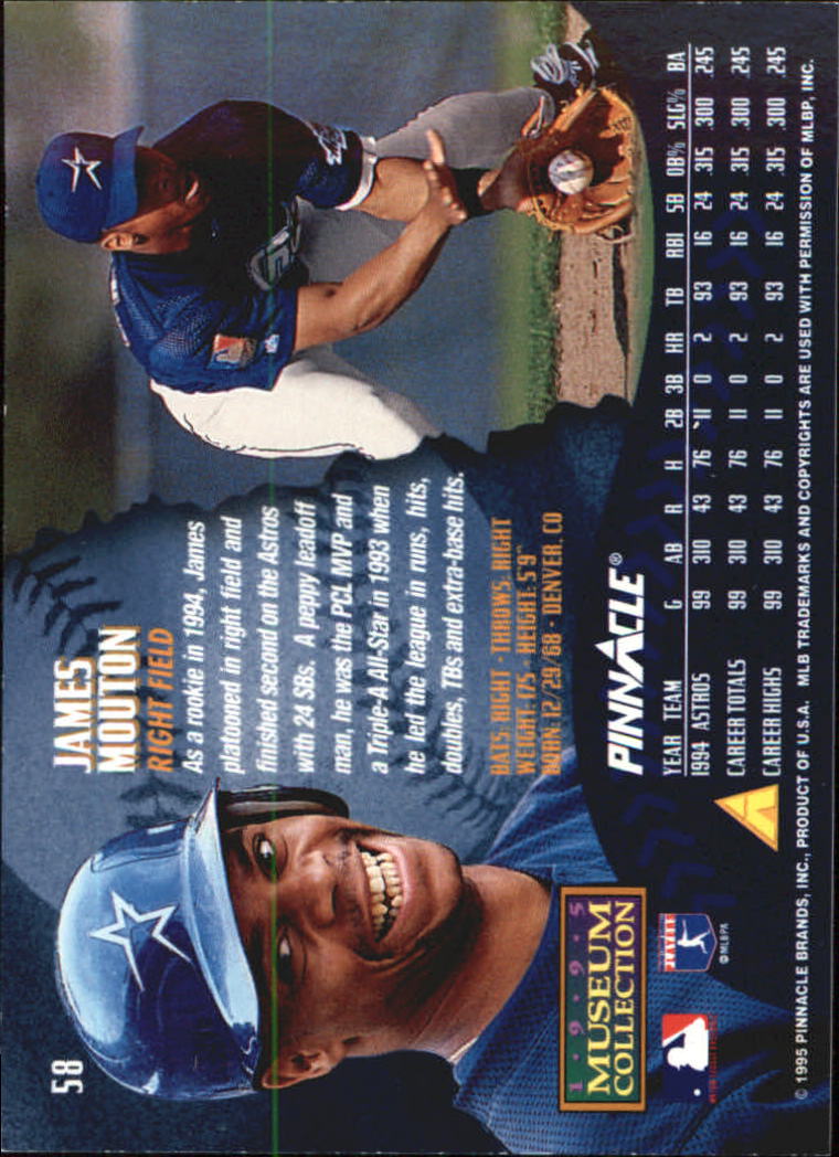 A1828- 1995 Pinnacle Museum Baseball Cards 1-250 -You Pick- 15+ FREE US SHIP - Picture 107 of 443