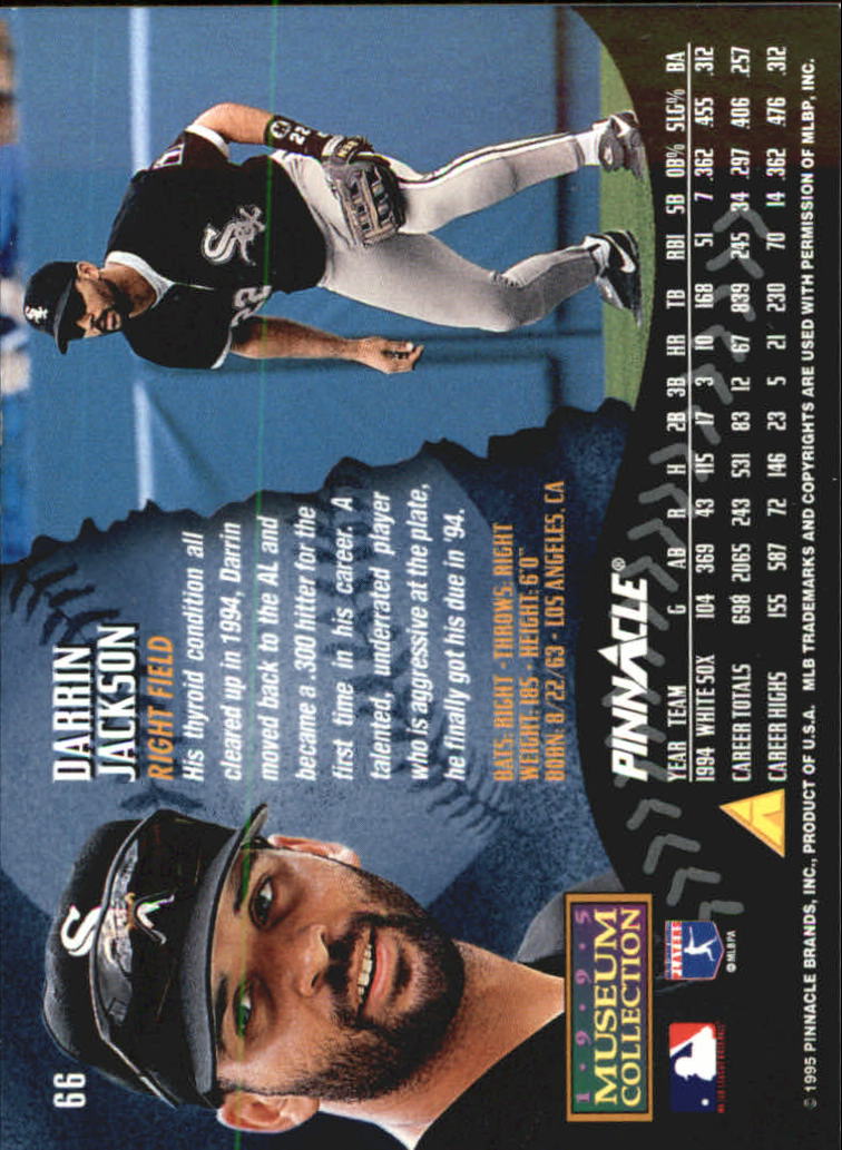 A1828- 1995 Pinnacle Museum Baseball Cards 1-250 -You Pick- 15+ FREE US SHIP - Picture 119 of 443