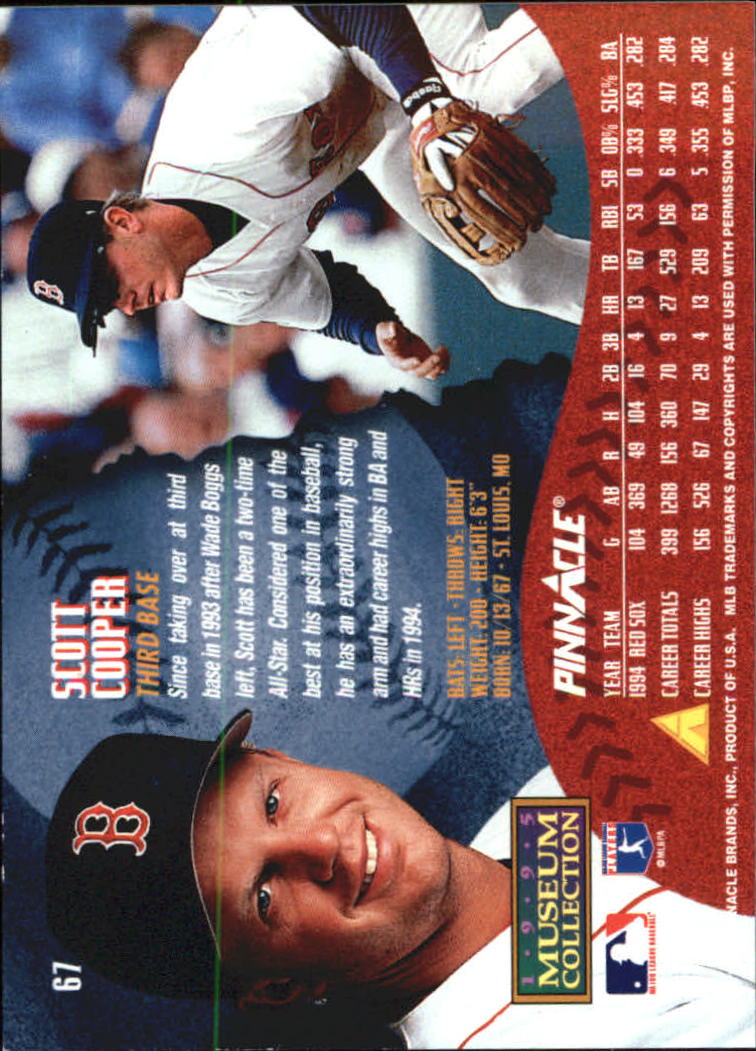 A1828- 1995 Pinnacle Museum Baseball Cards 1-250 -You Pick- 15+ FREE US SHIP - Picture 121 of 443