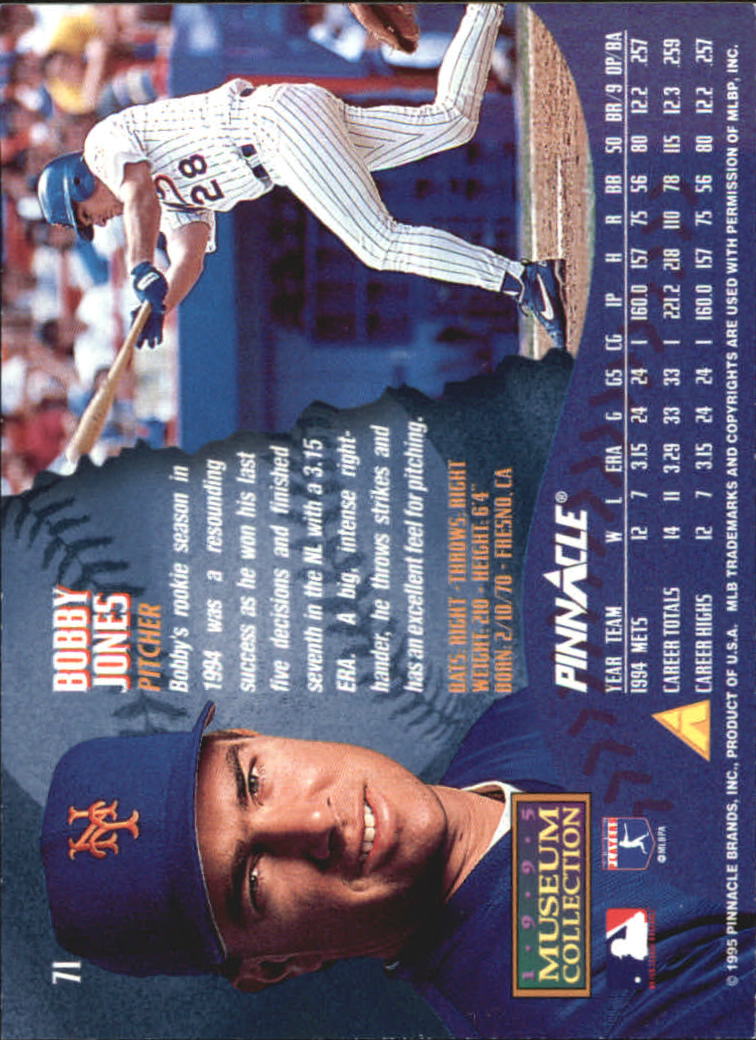 A1828- 1995 Pinnacle Museum Baseball Cards 1-250 -You Pick- 15+ FREE US SHIP - Picture 129 of 443