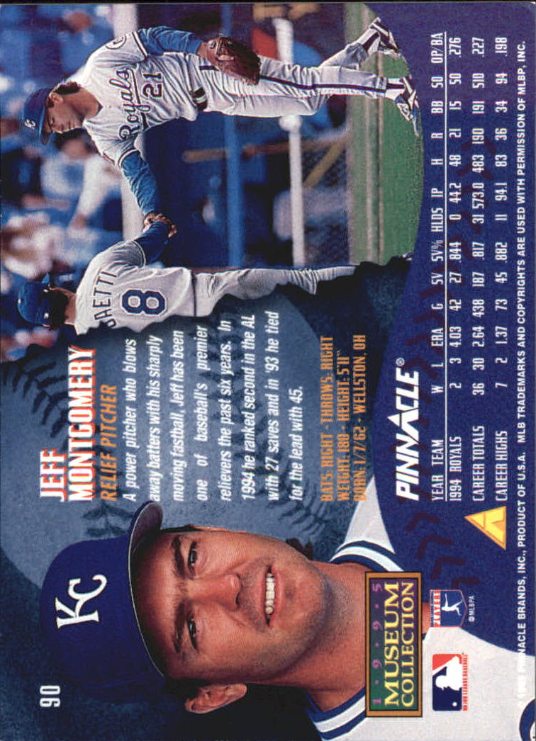 A1828- 1995 Pinnacle Museum Baseball Cards 1-250 -You Pick- 15+ FREE US SHIP - Picture 163 of 443