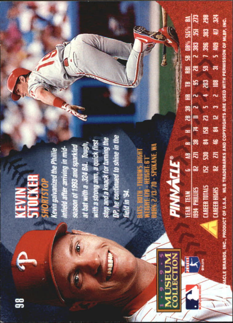 A1828- 1995 Pinnacle Museum Baseball Cards 1-250 -You Pick- 15+ FREE US SHIP - Picture 179 of 443