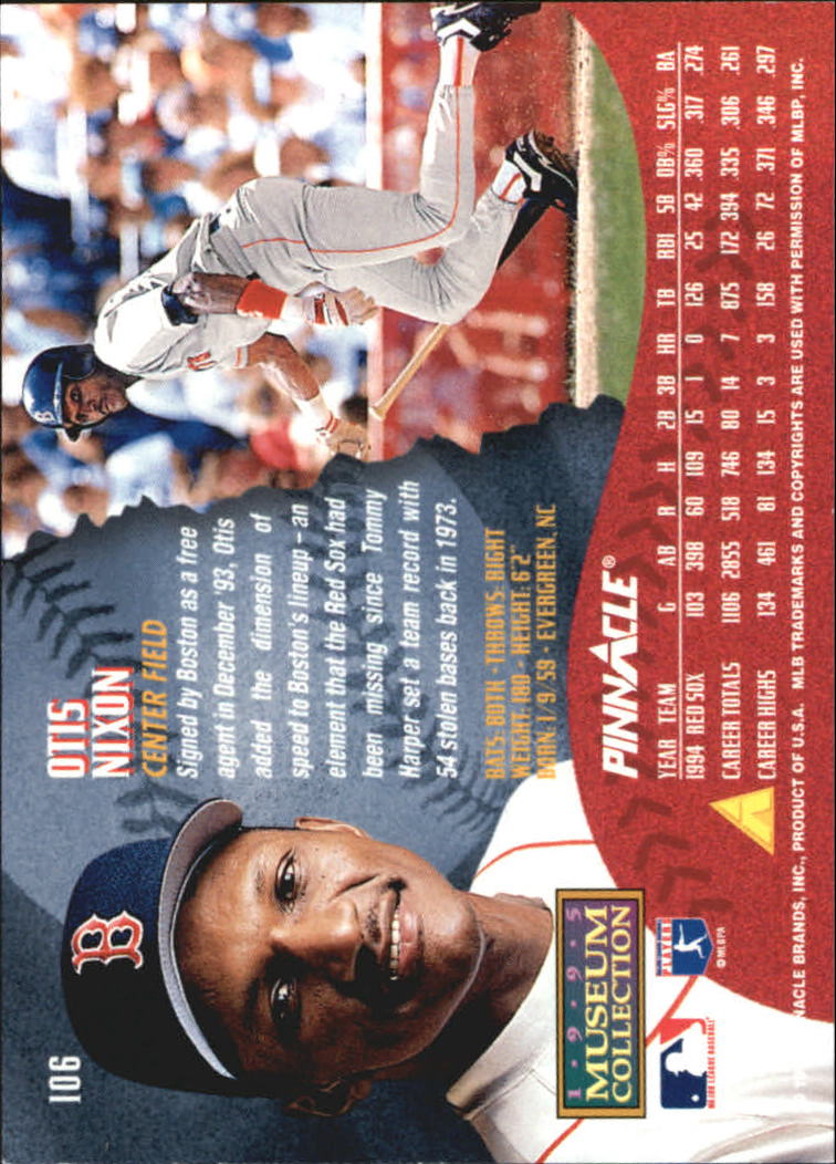 A1828- 1995 Pinnacle Museum Baseball Cards 1-250 -You Pick- 15+ FREE US SHIP - Picture 195 of 443