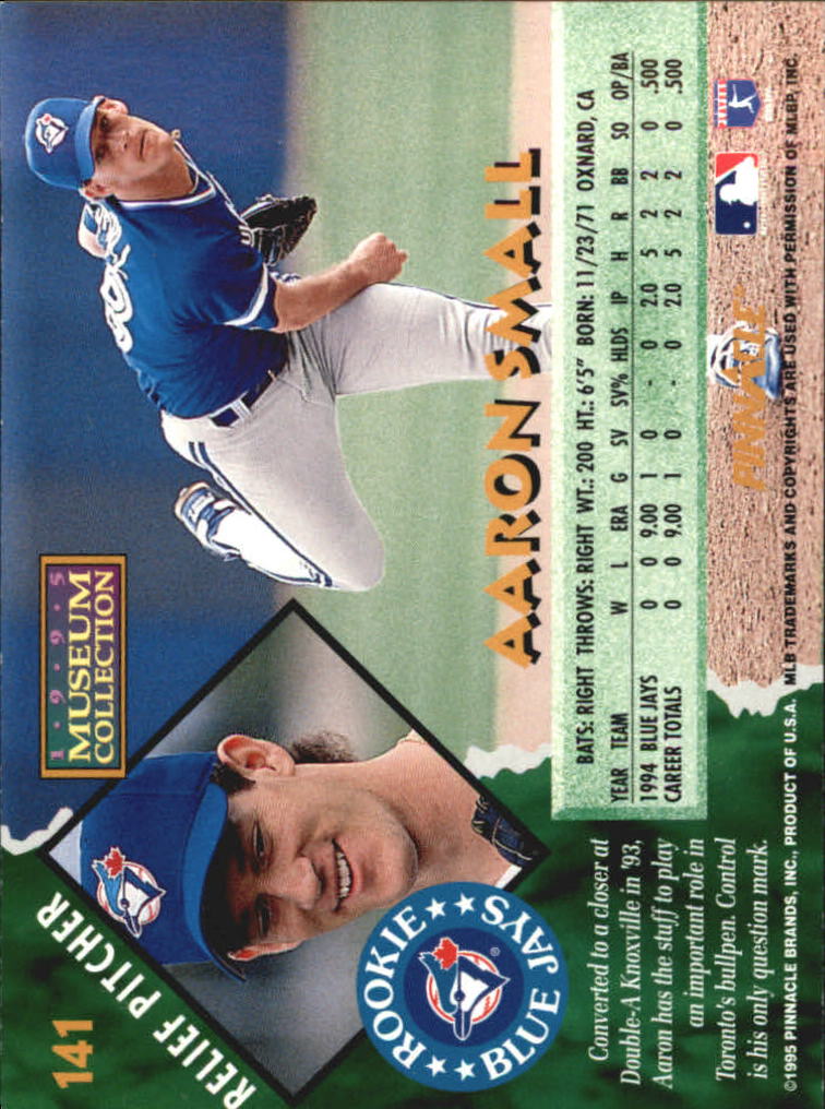 A1828- 1995 Pinnacle Museum Baseball Cards 1-250 -You Pick- 15+ FREE US SHIP - Picture 253 of 443