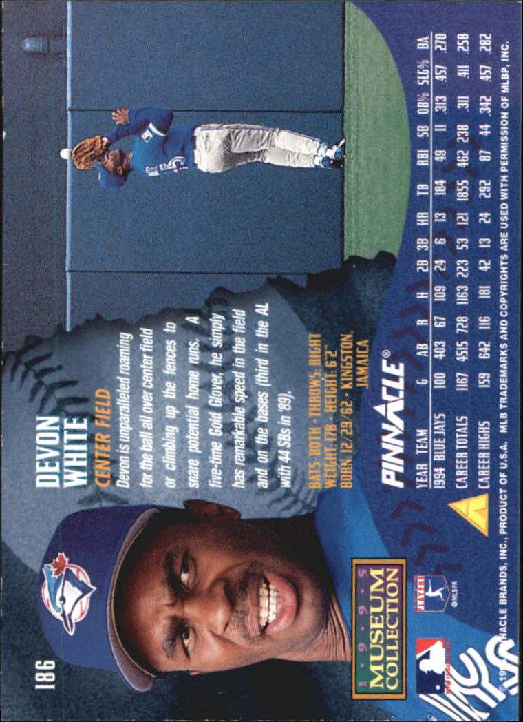 A1828- 1995 Pinnacle Museum Baseball Cards 1-250 -You Pick- 15+ FREE US SHIP - Picture 328 of 443