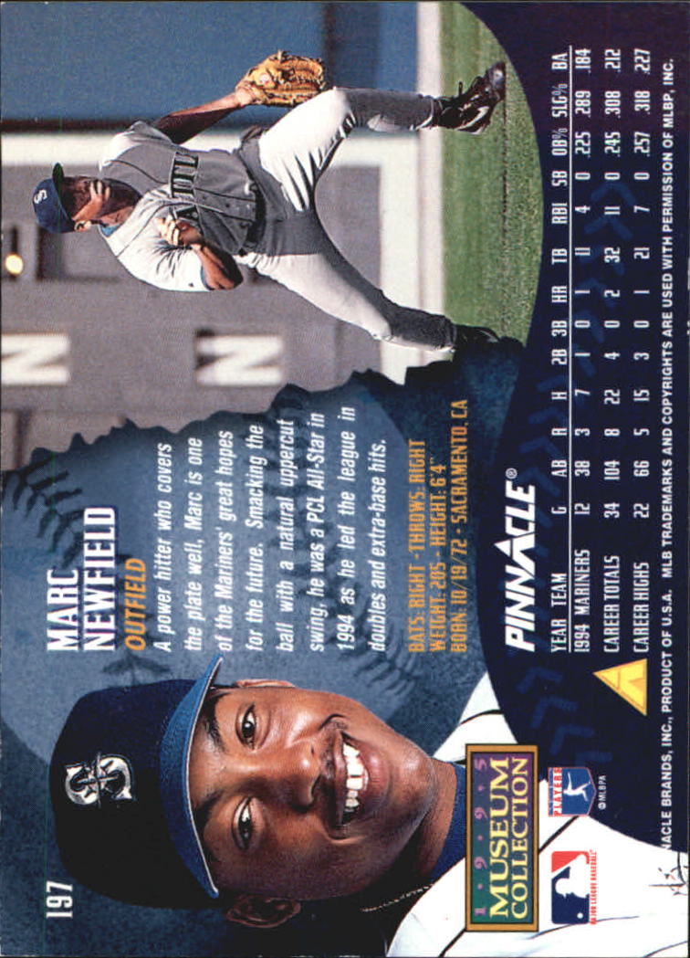 A1828- 1995 Pinnacle Museum Baseball Cards 1-250 -You Pick- 15+ FREE US SHIP - Picture 346 of 443