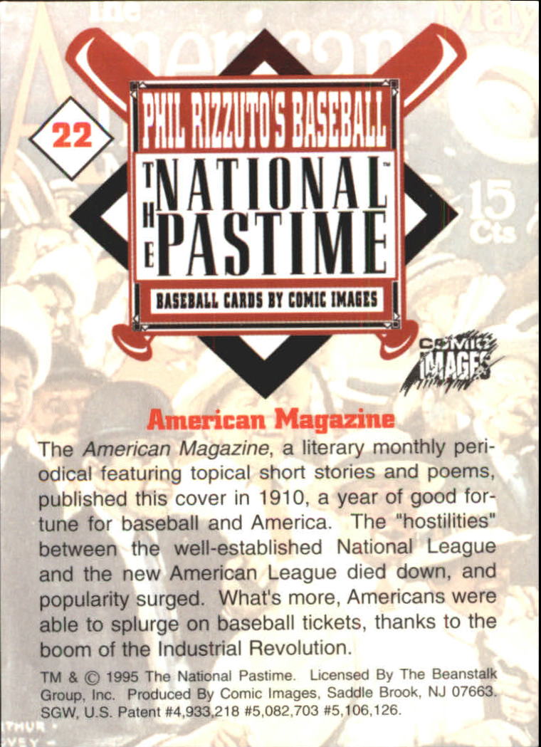 1995 Comic Images #22 American Magazine back image