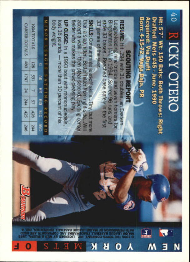 A7925- 1995 Bowman Baseball Card #s 1-250 +Rookies -You Pick- 15+ FREE US SHIP - Picture 65 of 421