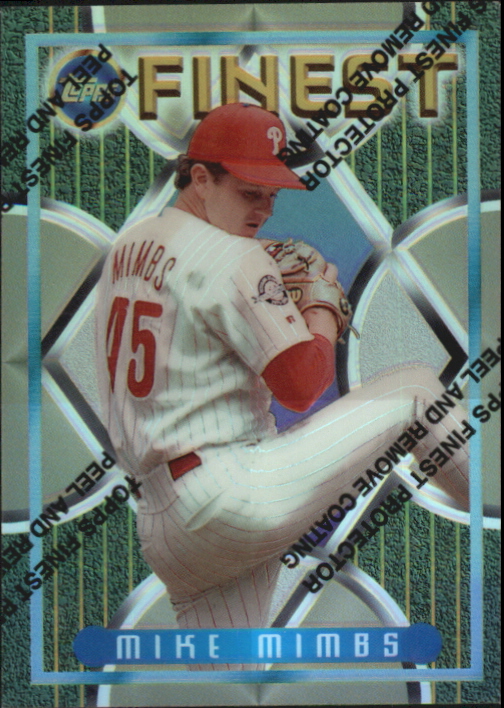Baseball Cards Philadelphia Phillies 1996 Topps #97 Mike Mimbs