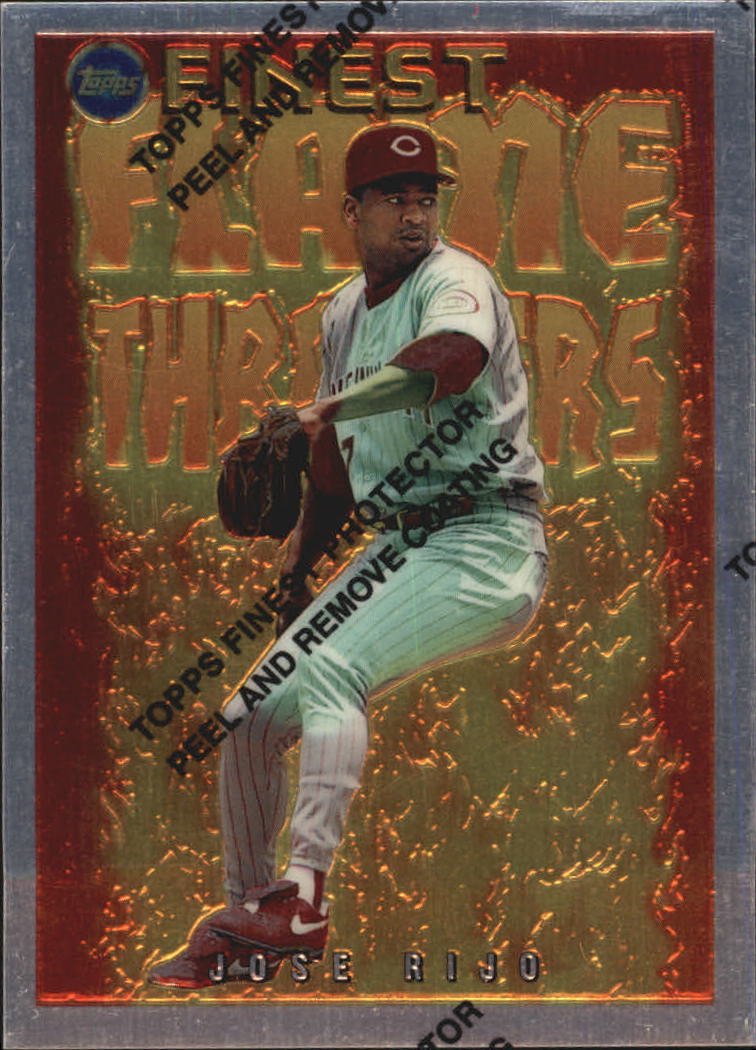 1995 Finest Flame Throwers #FT7 Jose Rijo