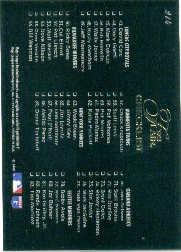1995 Flair #214 Checklist back image