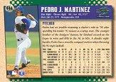 1995 Score #444 Pedro Martinez back image