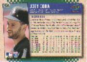 1995 Score #454 Joey Cora back image
