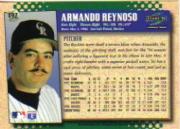 1995 Score #497 Armando Reynoso back image
