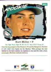 1995 Score #591 Kurt Miller back image