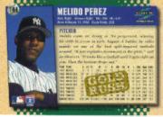1995 Score Gold Rush #144 Melido Perez back image