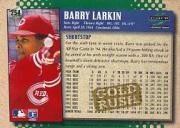 1995 Score Gold Rush #254 Barry Larkin back image