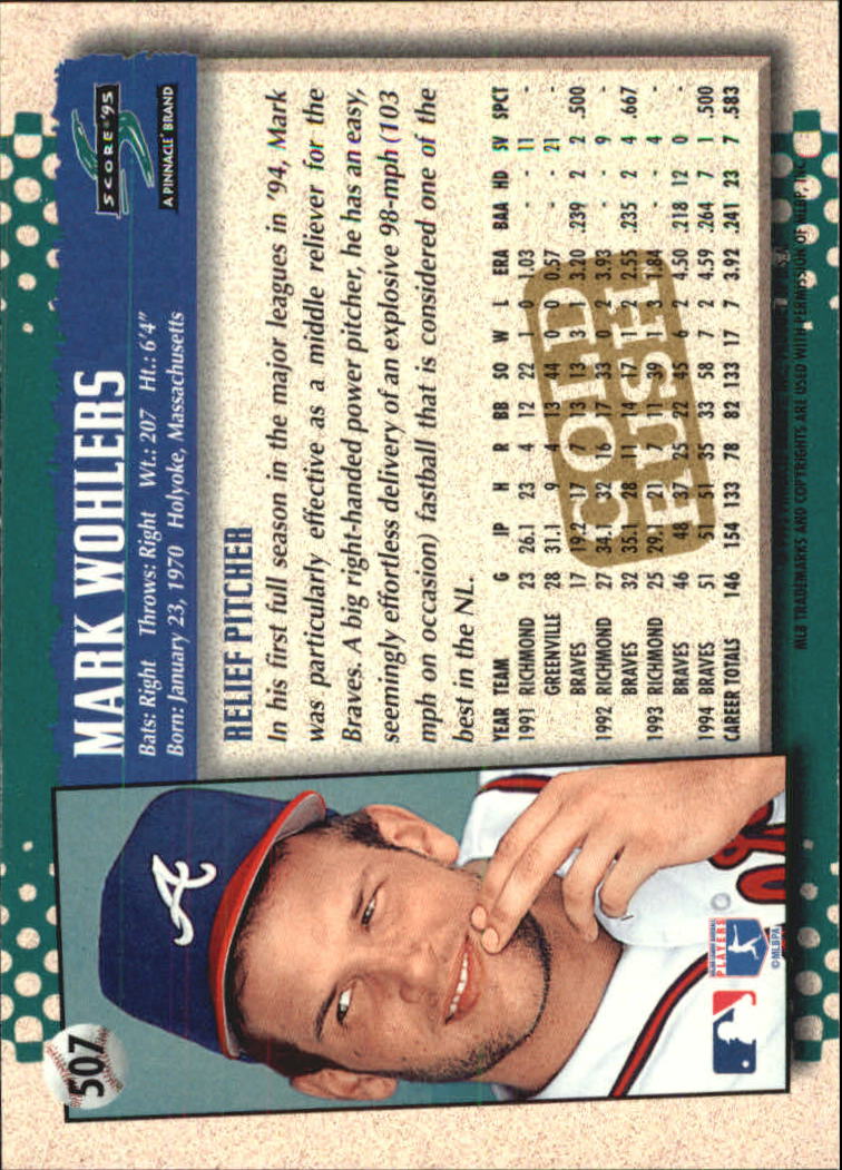 A3951- 1995 Score Gold Rush Baseball Cards 501-605 -You Pick- 15+ FREE US SHIP - Picture 17 of 190