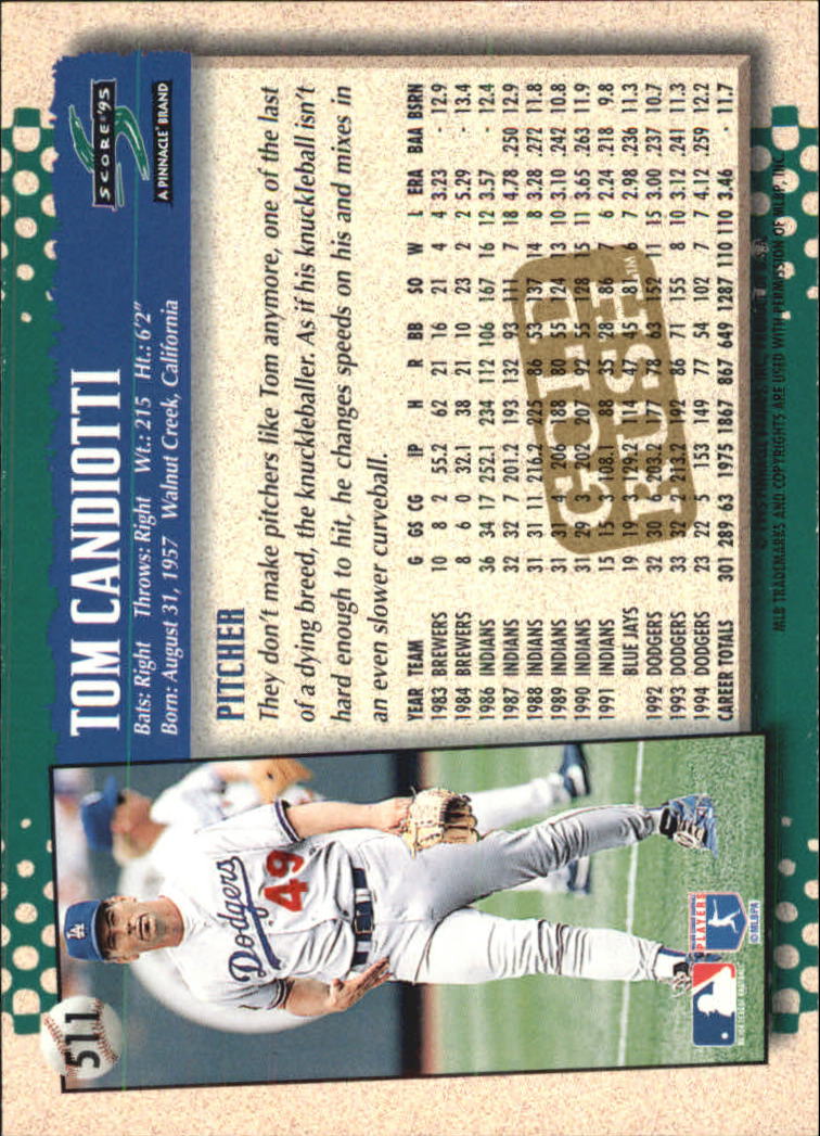 A3951- 1995 Score Gold Rush Baseball Cards 501-605 -You Pick- 15+ FREE US SHIP - Picture 25 of 190