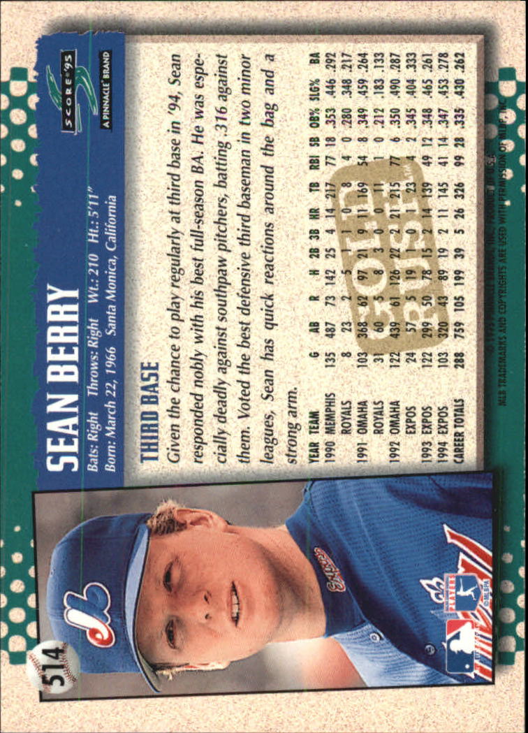 A3951- 1995 Score Gold Rush Baseball Cards 501-605 -You Pick- 15+ FREE US SHIP - Picture 28 of 190