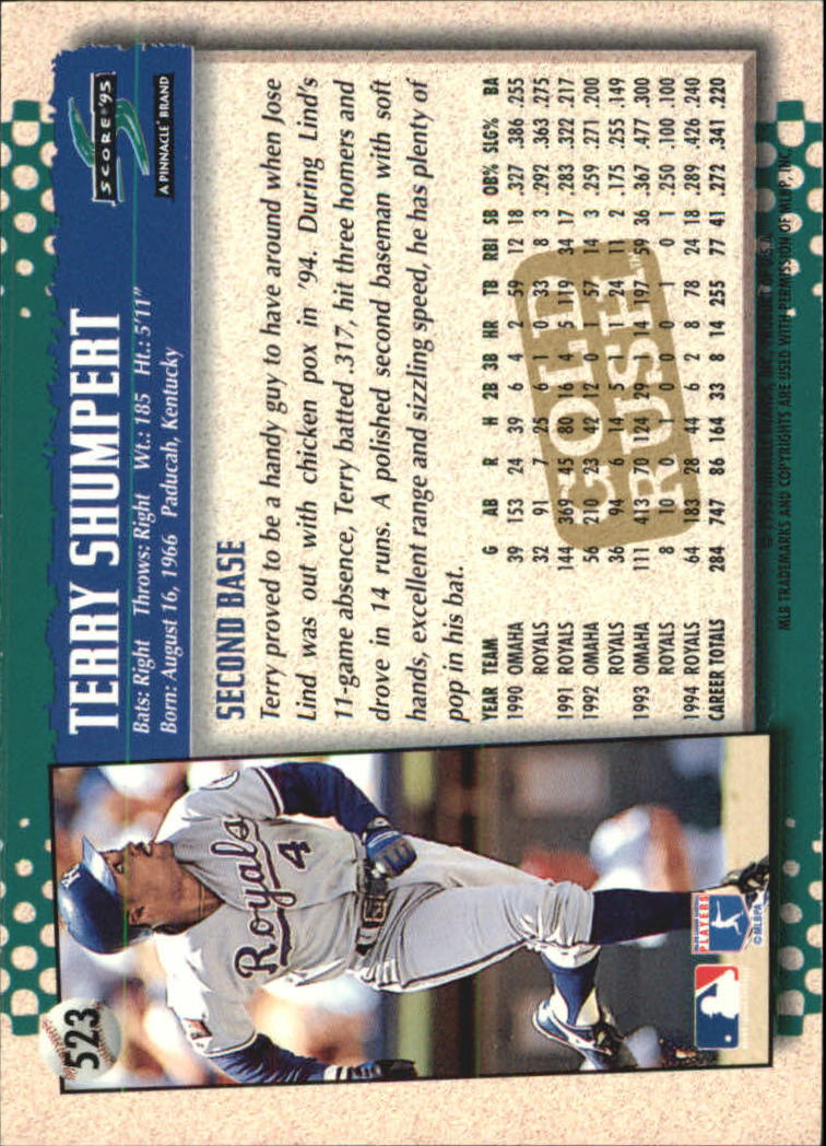 A3951- 1995 Score Gold Rush Baseball Cards 501-605 -You Pick- 15+ FREE US SHIP - Picture 42 of 190