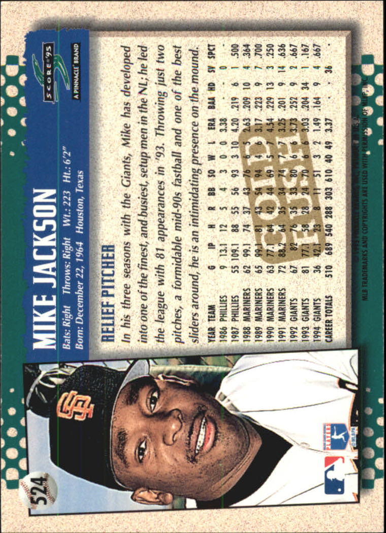 A3951- 1995 Score Gold Rush Baseball Cards 501-605 -You Pick- 15+ FREE US SHIP - Picture 44 of 190