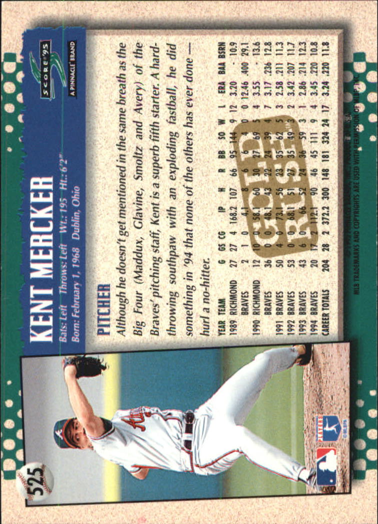 A3951- 1995 Score Gold Rush Baseball Cards 501-605 -You Pick- 15+ FREE US SHIP - Picture 46 of 190