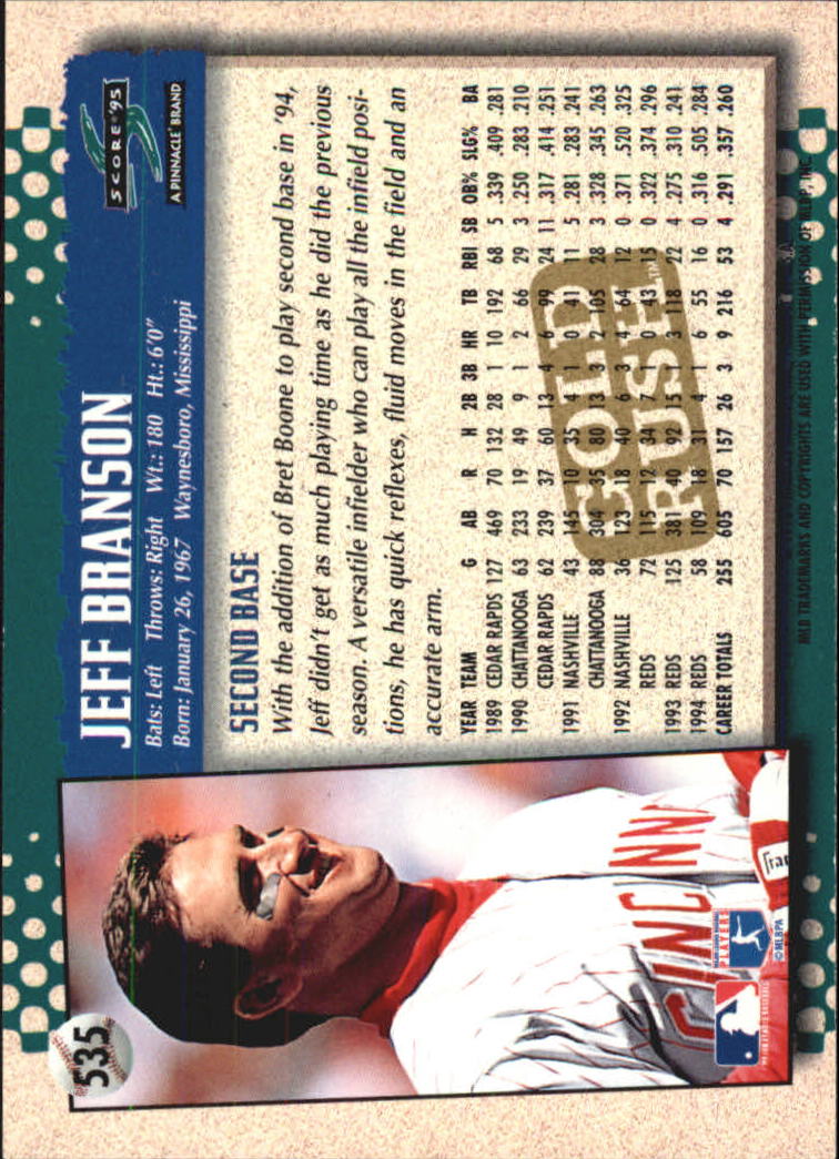 A3951- 1995 Score Gold Rush Baseball Cards 501-605 -You Pick- 15+ FREE US SHIP - Picture 62 of 190