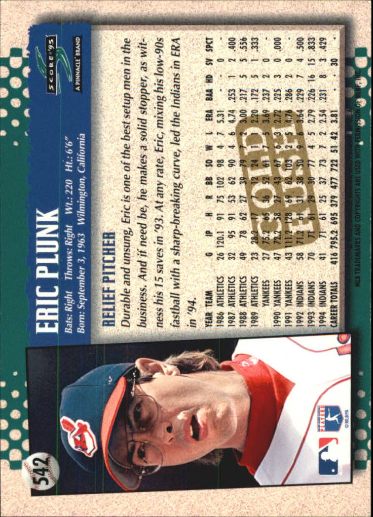 A3951- 1995 Score Gold Rush Baseball Cards 501-605 -You Pick- 15+ FREE US SHIP - Picture 74 of 190