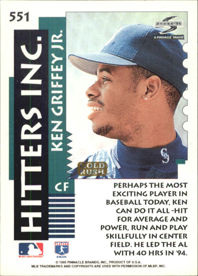 A3951- 1995 Score Gold Rush Baseball Cards 501-605 -You Pick- 15+ FREE US SHIP - Picture 190 of 190