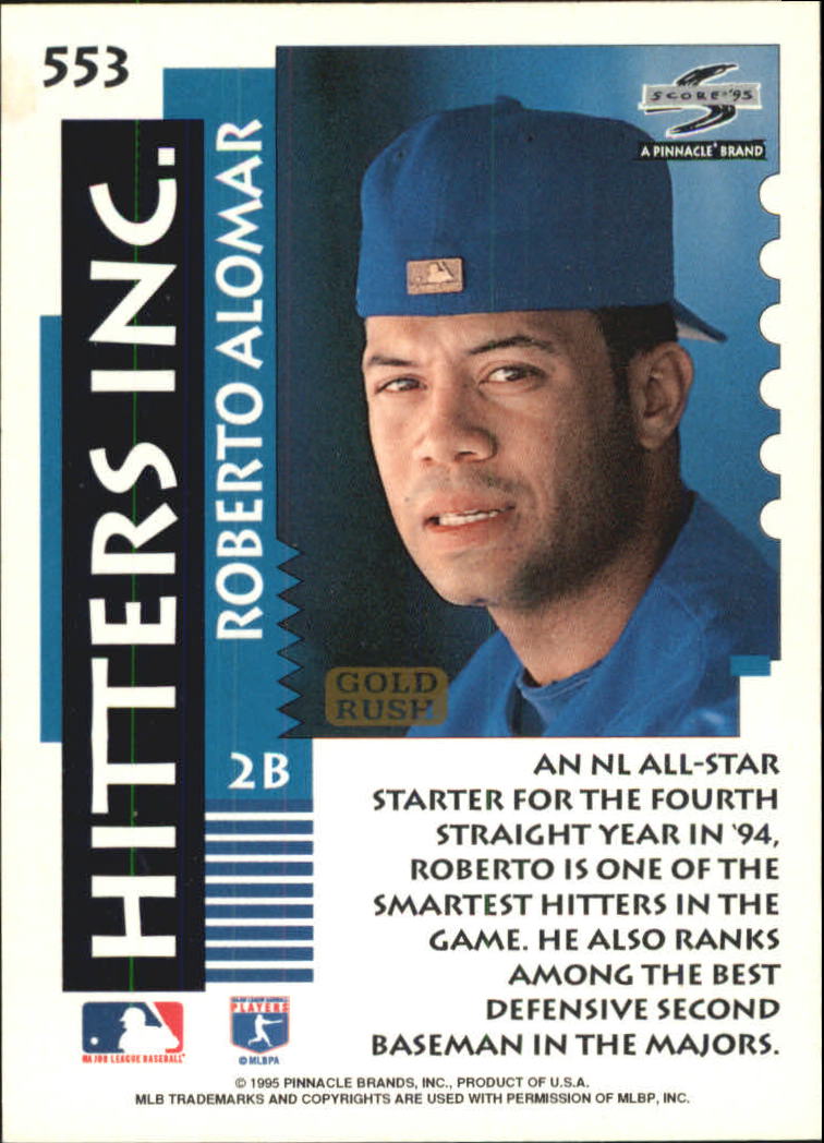 A3951- 1995 Score Gold Rush Baseball Cards 501-605 -You Pick- 15+ FREE US SHIP - Picture 164 of 190