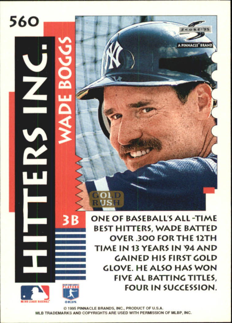 A3951- 1995 Score Gold Rush Baseball Cards 501-605 -You Pick- 15+ FREE US SHIP - Picture 168 of 190