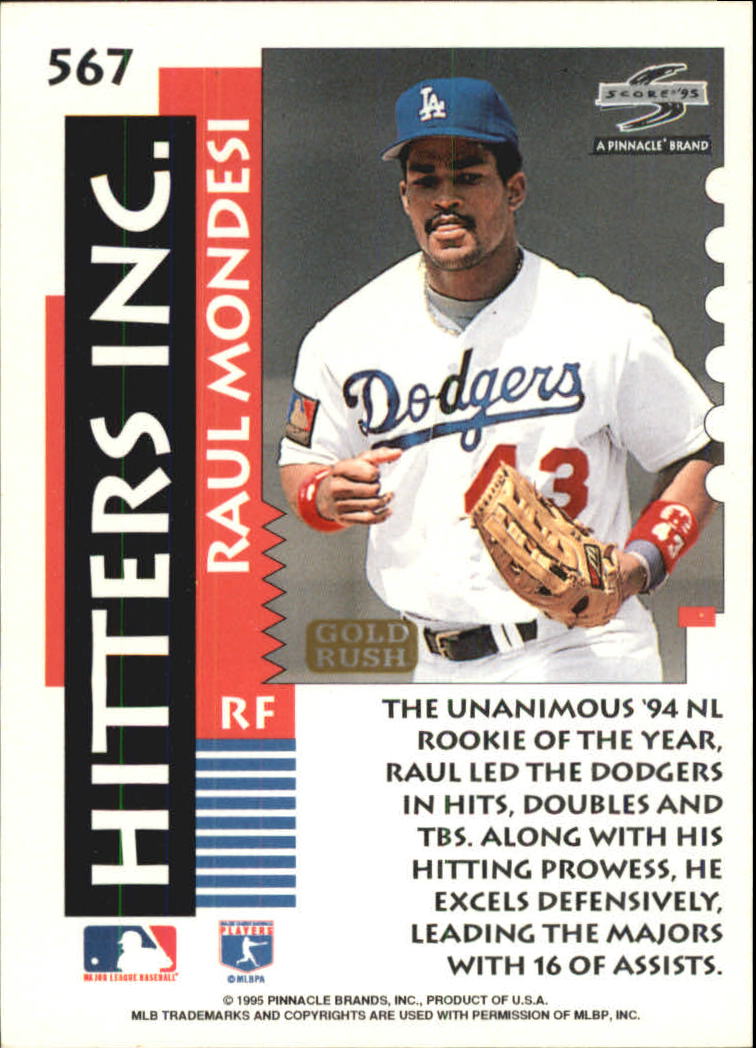 A3951- 1995 Score Gold Rush Baseball Cards 501-605 -You Pick- 15+ FREE US SHIP - Picture 94 of 190