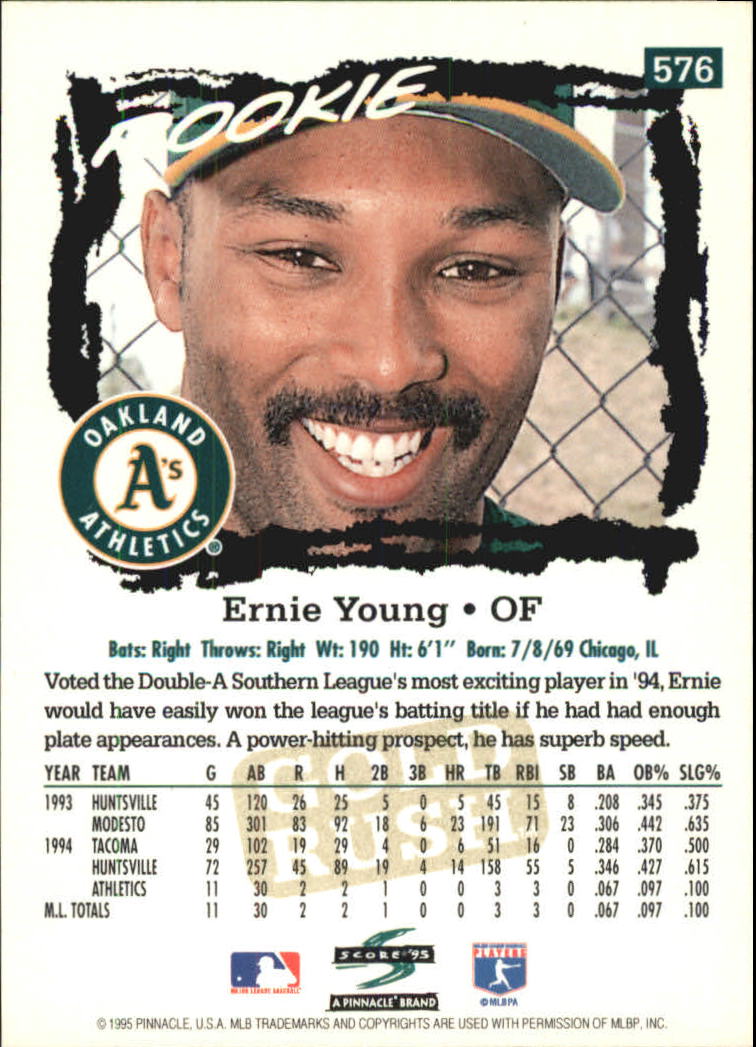 A3951- 1995 Score Gold Rush Baseball Cards 501-605 -You Pick- 15+ FREE US SHIP - Picture 100 of 190