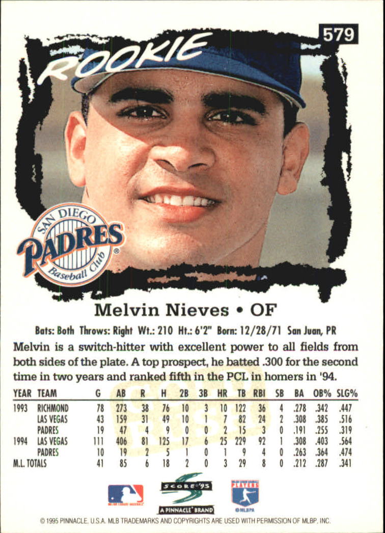 A3951- 1995 Score Gold Rush Baseball Cards 501-605 -You Pick- 15+ FREE US SHIP - Picture 106 of 190